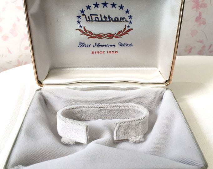 Waltham Vintage Watch Box, First American Waltham Watch Box, New Old
