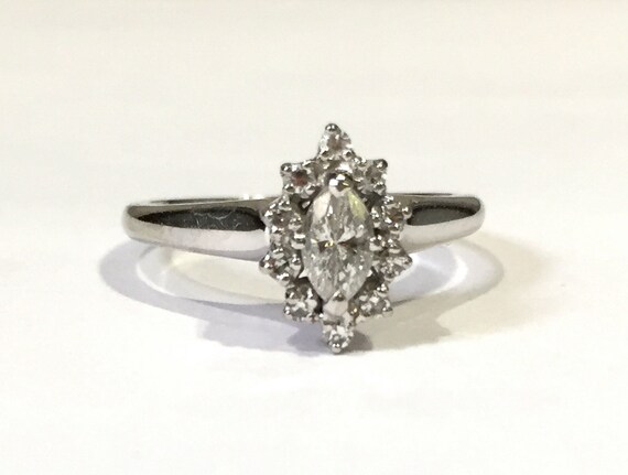 vintage marquise engagement rings