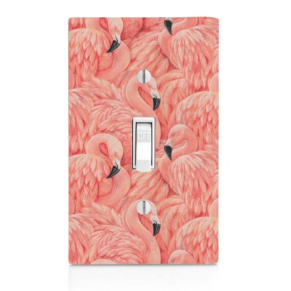 All Over Flamingo Pattern Light Switch Cover Kitchen Decor | Etsy