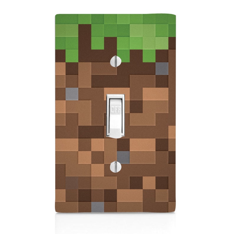 Pixel Blocks Video Game Light Switch Cover Home Decor Etsy