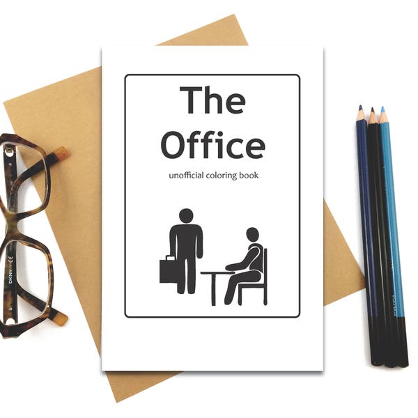 The Office Coloring Book - Rainy Day! - Stress Relief
