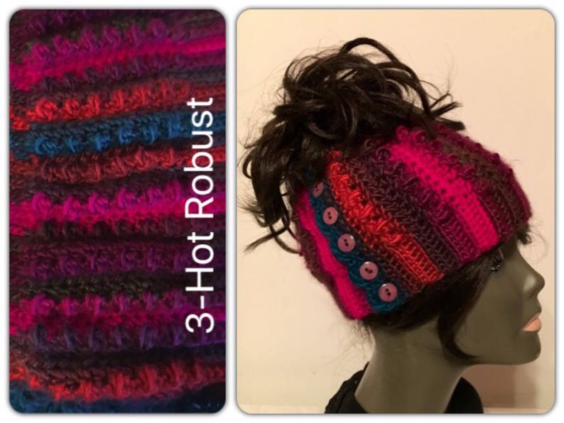 Messy Bun Beanie Hat