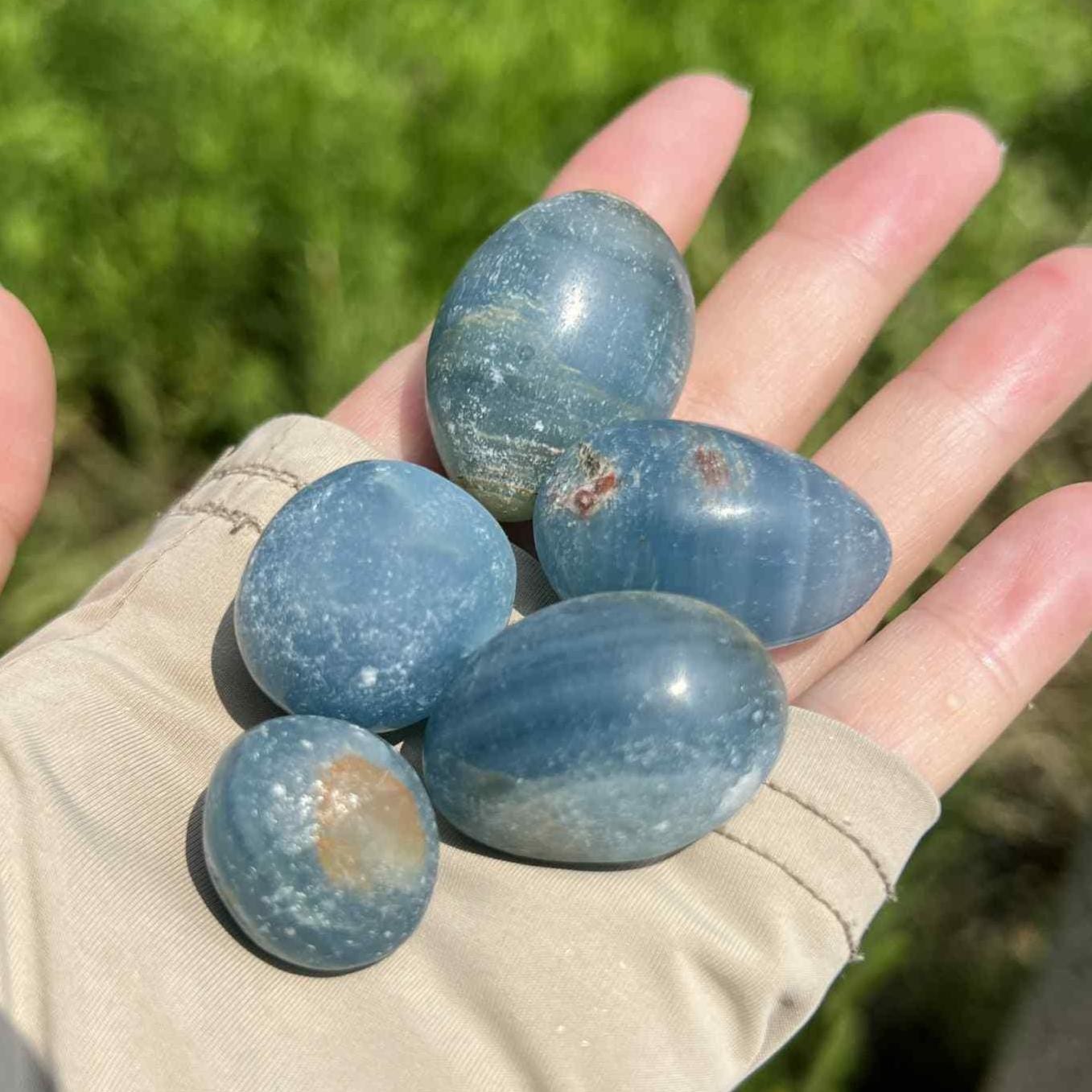 Blue Onyx Egg - Etsy