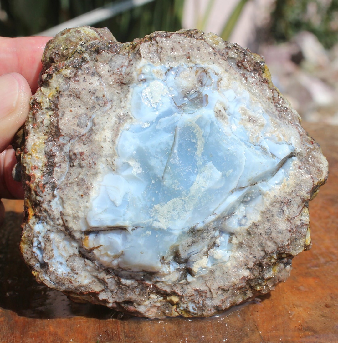0.8 OWYHEE BLUE OPAL Rough Rock Nugget Lapidary, Slabs, Cabs, Stone ...
