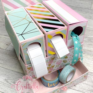Craft foamtape dispenserdoos | Snijsjabloon | SVG .studio-bestand | Caddy