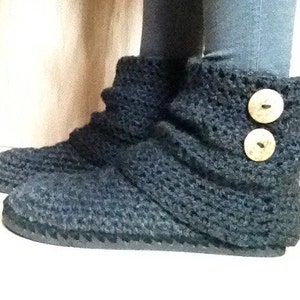 Buy PDF Crochet Pattern Women Slippers With Flip Flops Soles