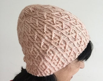 PDF knitting pattern ELSA women hat