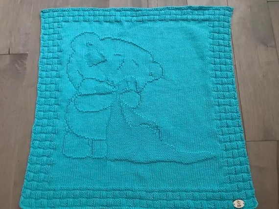 Couverture tricot pour bébé - Patron gratuit - Carofoliz