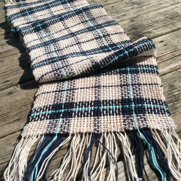 PDF knitting pattern Scottish scarf perfect for beginners, fathers day gift