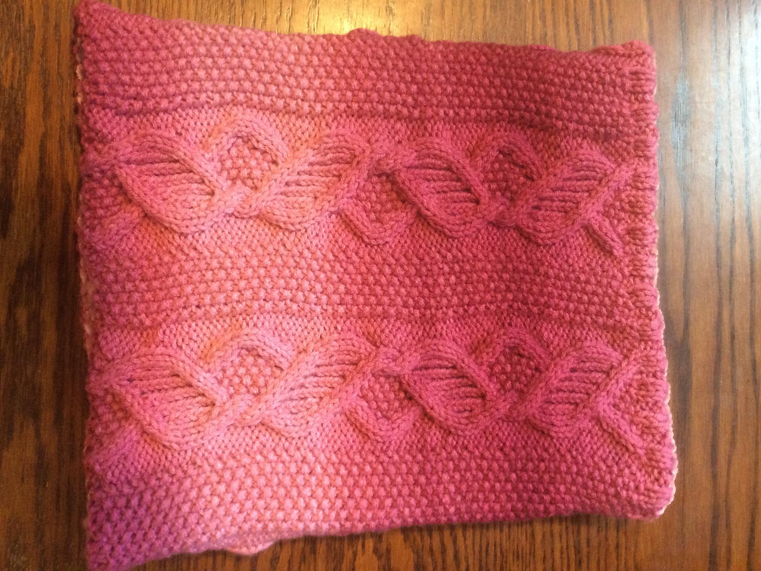 PDF knitting pattern double layered cowl with cables and velvet yarn ...