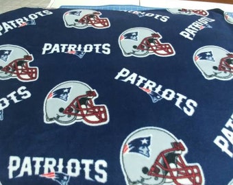 Patriots fleece blanket