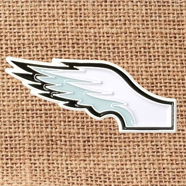 Philadelphia Eagles Current Helmet Wing Enamel Lapel Pin