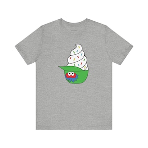 Philadelphia | Phils Baseball ADULT Phanatic Ice Cream Helmet Men Women Unisex T-Shirt S-3XL