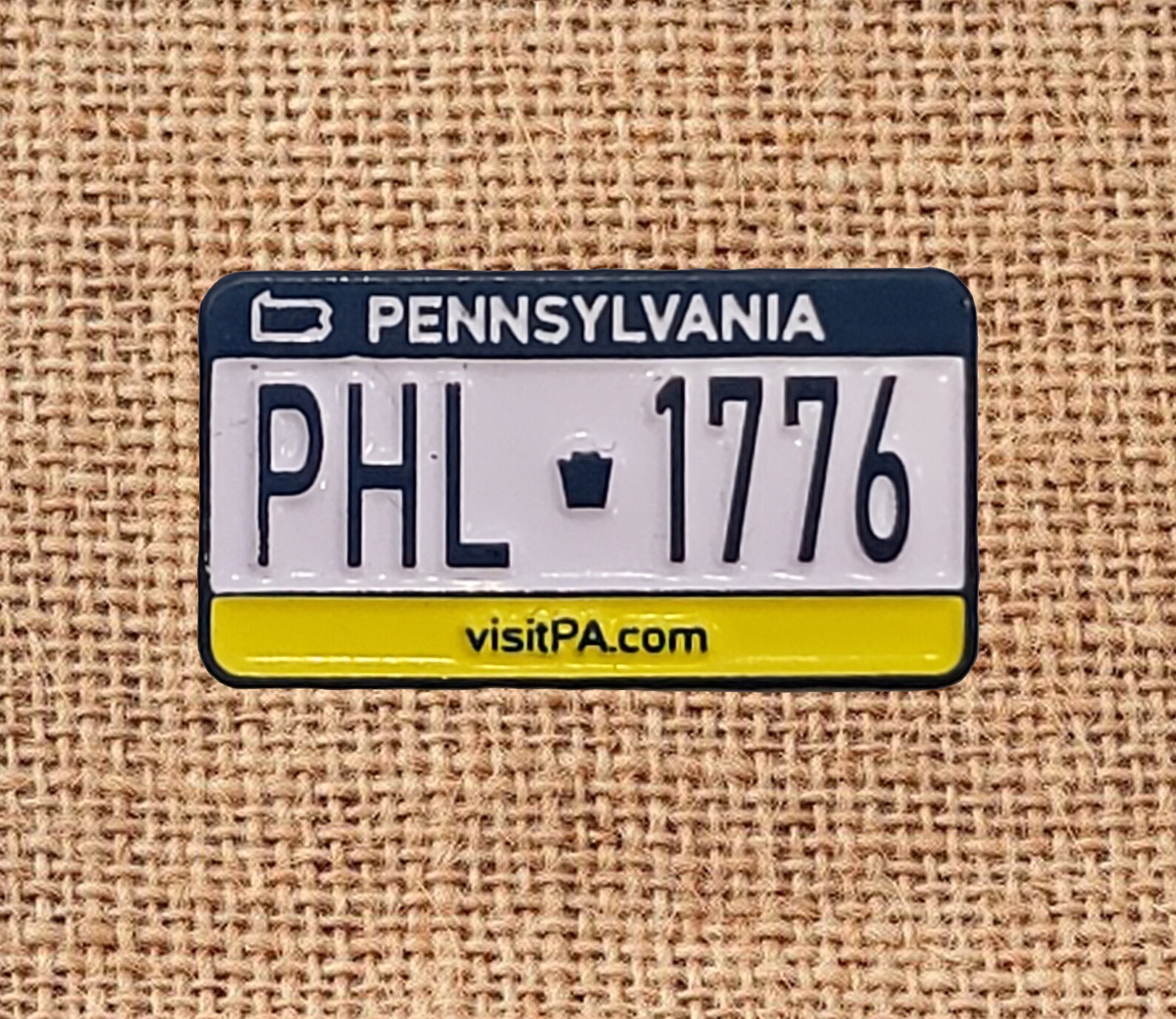 PA License Plate Philadelphia Enamel Lapel Pin Xmas Holiday Etsy