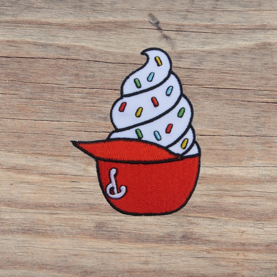 Philadelphia Phillies Vanilla Ice Cream Helmet 3inch Ironon Etsy
