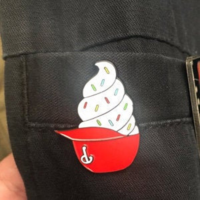Philadelphia Phillies VANILLA Ice Cream Helmet Enamel Lapel Etsy