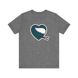 Philadelphia | Eagles Football ADULT Heart Helmet Men Women Unisex T-Shirt S-3XL