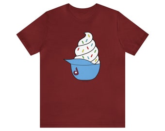 Philadelphia Phillies Adult Unisex Throwback Ice Cream Helmet T-Shirt S-3XL