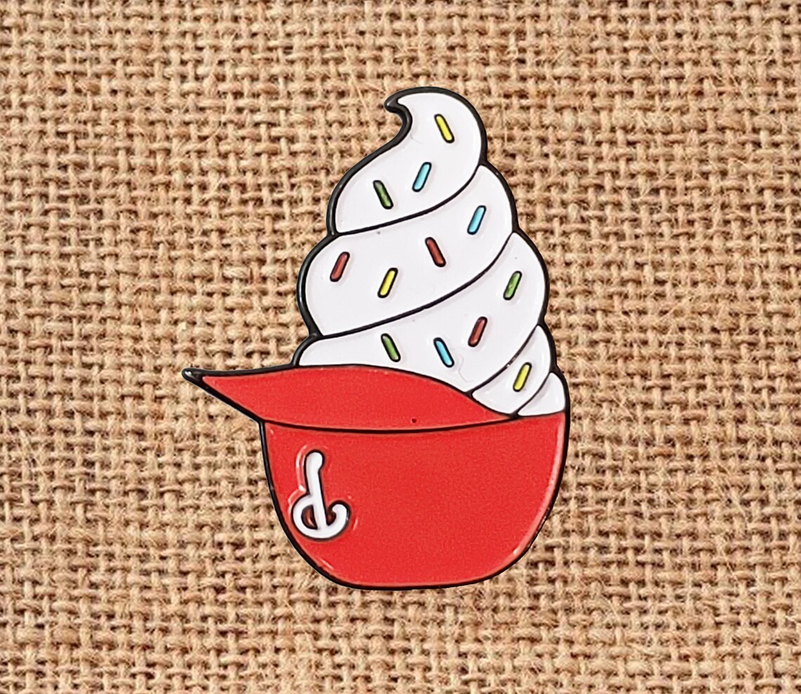 Philadelphia Phillies VANILLA Ice Cream Helmet Enamel Lapel Etsy