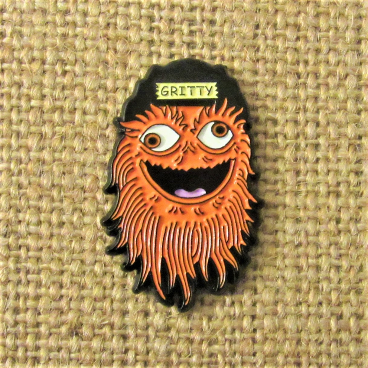 Gritty Philadelphia 1.25 Inch Enamel Pin - Official Flyers Mascot Collectible Pin