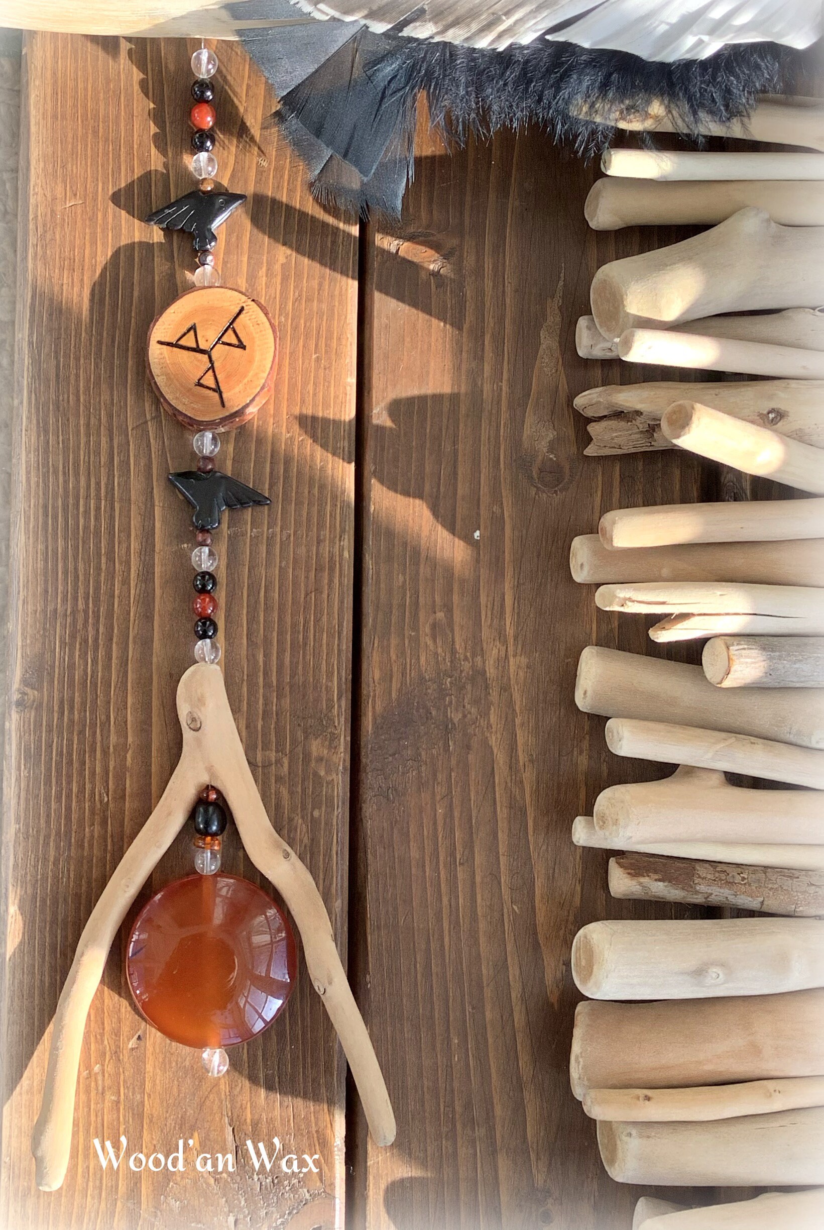 Honor Odin Driftwood Bindrune Valhalla Ladder Valknut Etsy