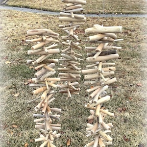 Driftwood Valhalla Ladder, Viking Wind Chime, Protection, Driftwood Garland, Boho, Beach house, Wood deco