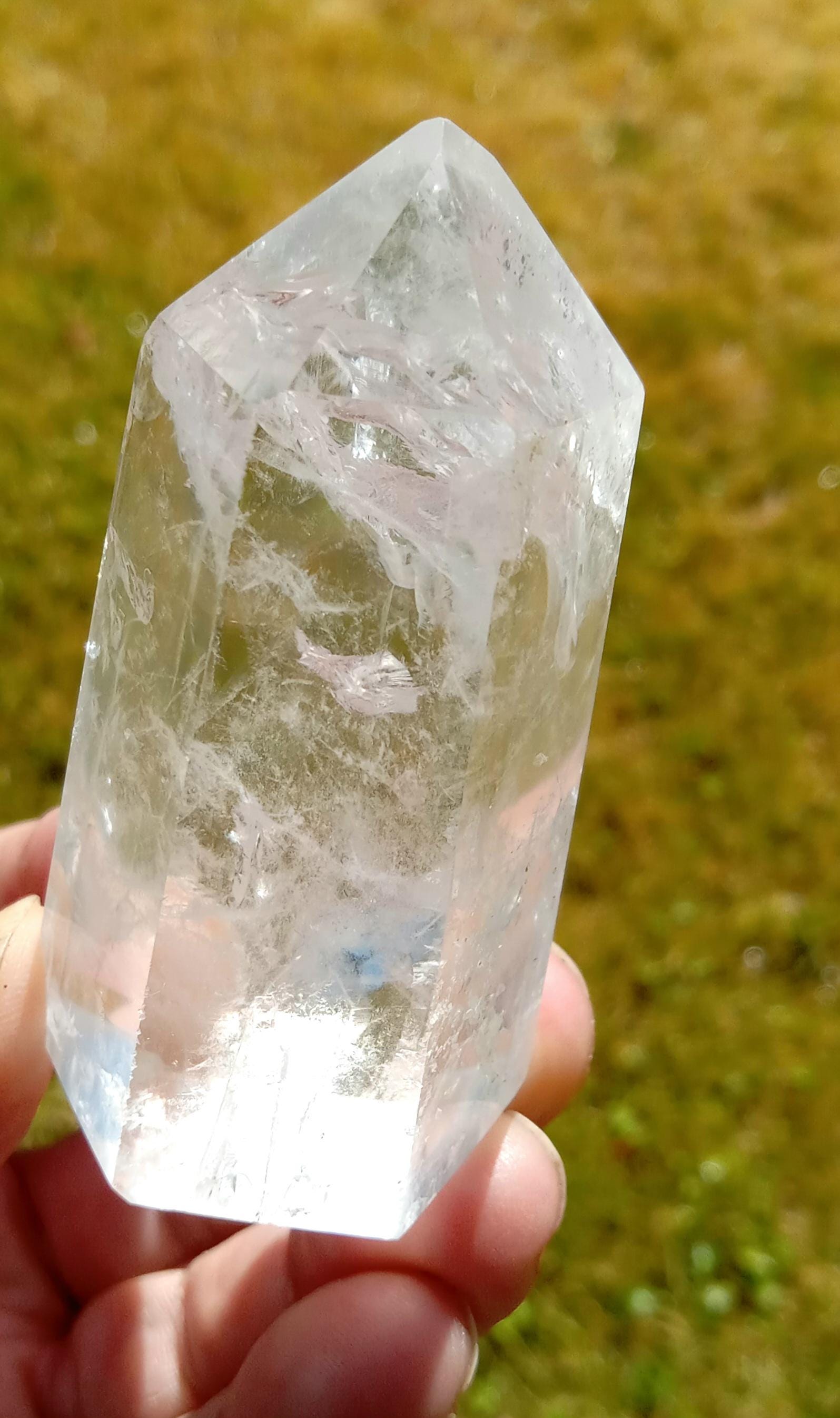 Clear Quartz Key Crystal, Devic Temple Quartz, Faerie Frost Crystal, Find Your Spiritual Answers,  Mind Power, Crystal Enhancer, Amplify