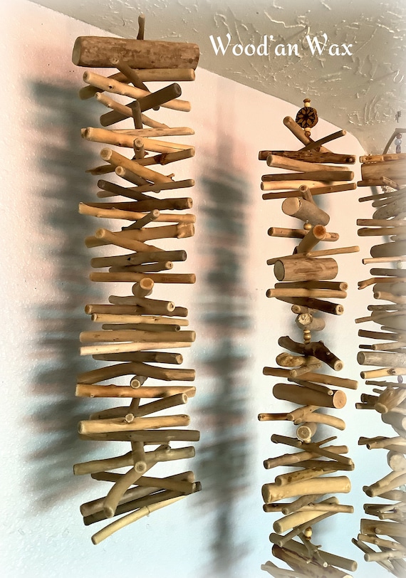 Driftwood Valhalla Ladder Viking Wind Chime Protection Etsy