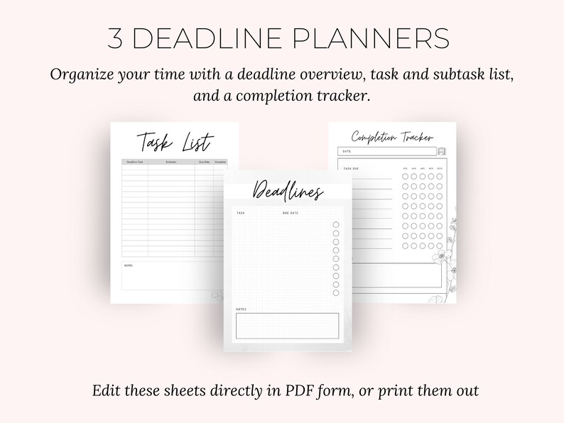 Exam Study Planner Printable Pack Student Exam Revision - Etsy UK