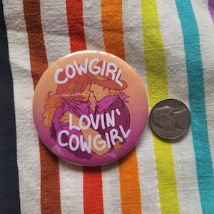 Lesbian Cowgirl Pin