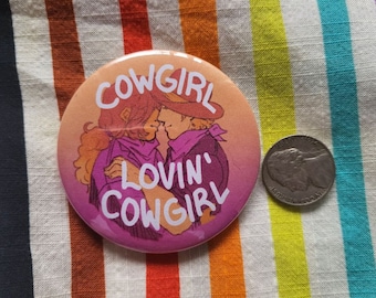Lesbian Cowgirl Pin