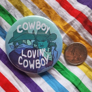 Chapa de vaquero gay