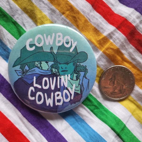 Gay Cowboy Pin