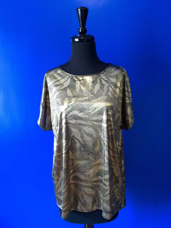 Gold Shimmer Studio 54 Top