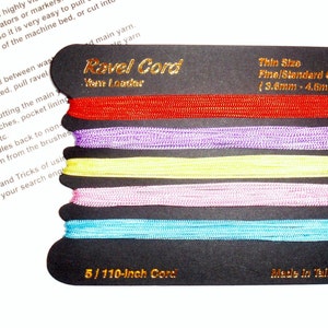 Ravel cord Set all fine/standard gauge machine Knitting