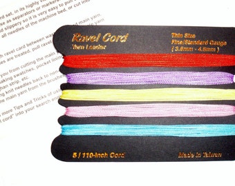 Ravel cord Set all fine/standard gauge machine Knitting