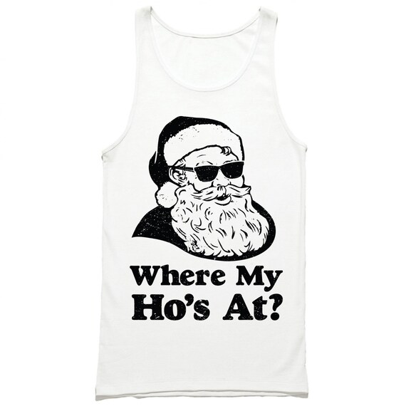 Where My Ho Ho Ho/'s At Lady/'s Tee Ugly Sweatshirt Santa Xmas Christmas
