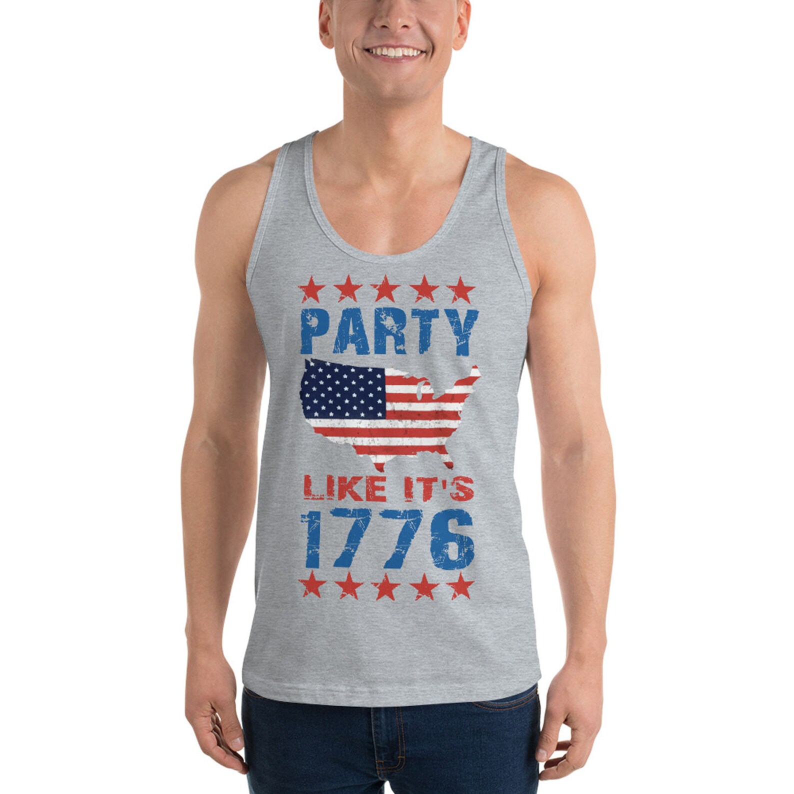 Party Like its 1776 Tank Top Funny USA Tank Patriotic 4th of Etsy