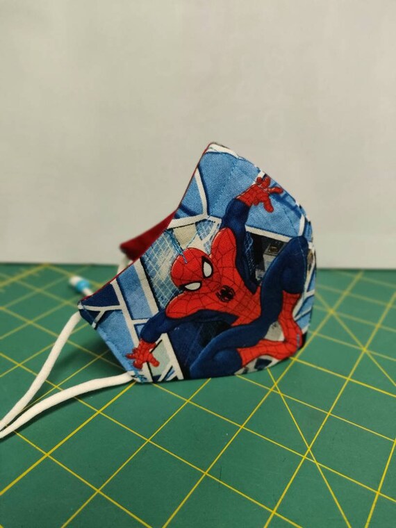 Marvel Superheroes Deadpool Face Mask 100% cotton washable adjustable elastic ear loops