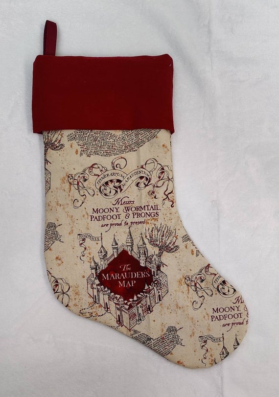 Christmas Stockings made with Licensed Harry Potter fabric Personalized Christmas stockings Christmas stockings for the whole family