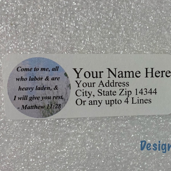 Personalized Address Labels Etsy