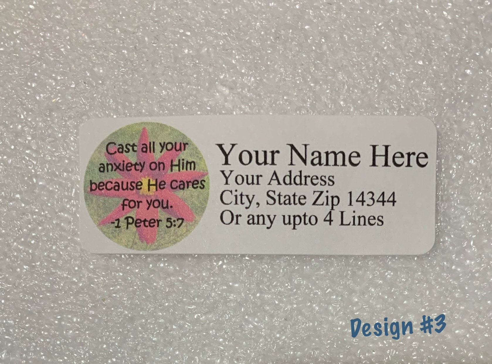 30pcs Quality Printed BIBLE VERSES Personalized Address Labels or Child ...