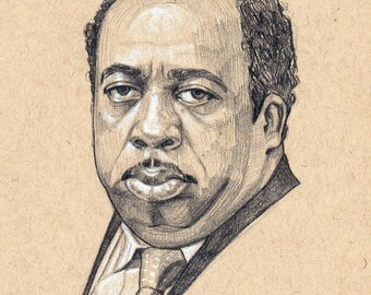 IMPRESIÓN - Stanley Hudson "Voy a morir" - The Office - Impresión de fan art