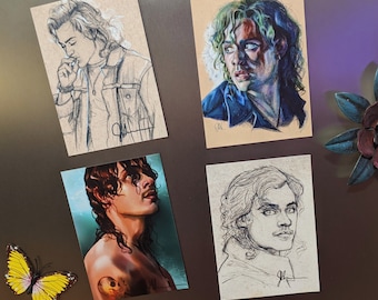 Imanes para nevera de Billy - 8,9 x 13 cm - ¡Elige tus diseños favoritos! - Arte de fan de Stranger Things, Billy Hargrove, Dacre Montgomery