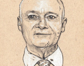 IMPRESIÓN - Creed Bratton "Realmente buen momento..." - The Office - Impresión de fan art