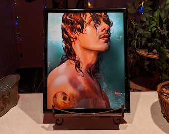 IMPRESIÓN DE PÓSTER - Billy Hargrove, Dios del Mar - Fanart digital de Stranger Things, Dacre Montgomery