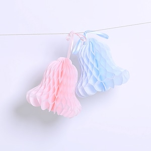 Vintage style honeycomb tissue paper bell / hanging decoration / christmas / party decorations / wedding decorations / backdropp