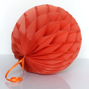 Sandstone Tissue paper honeycombs -  hanging wedding party decorations