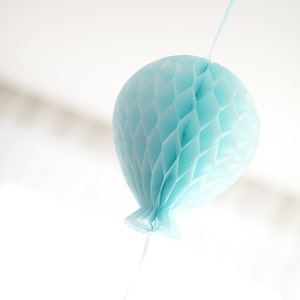 Tissue paper honeycombs - BALOONS - hanging decorations