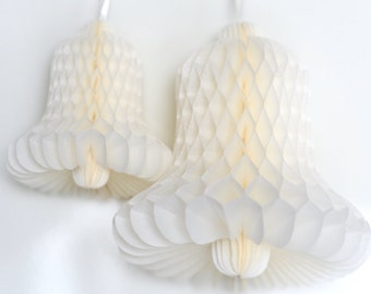 Tissue paper honeycomb bell - hanging decorations - various colors -paper bell -wedding decorations -party decor -wedding bells -party decor
